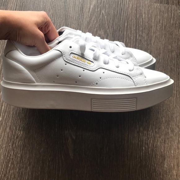 adidas Shoes - NIB ✨ adidas SLEEK SUPER W White Sneakers